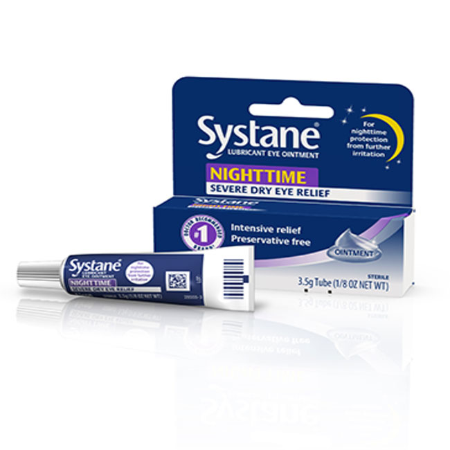 Systane NIGHTTIME Eye Ointment Box and Tube