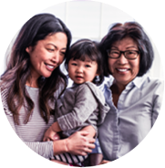 An Icon of a Mother, Daughter and Granddaughter.