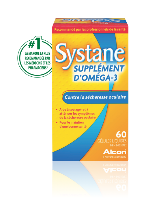 Boîte de supplément Systane🅫 OMEGA-3